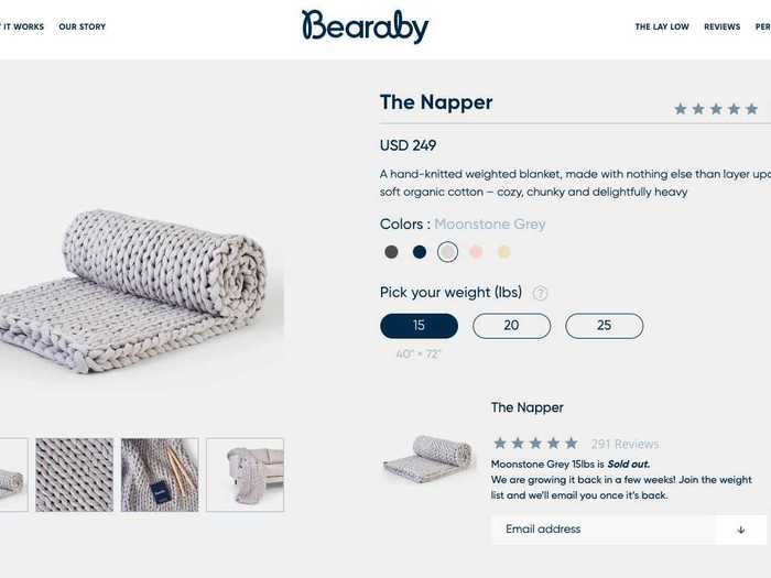 The Napper can be ordered online, where it