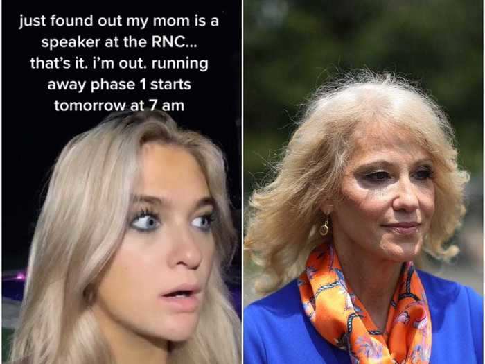 Over the weekend, Conway voiced her disappointment in her mother