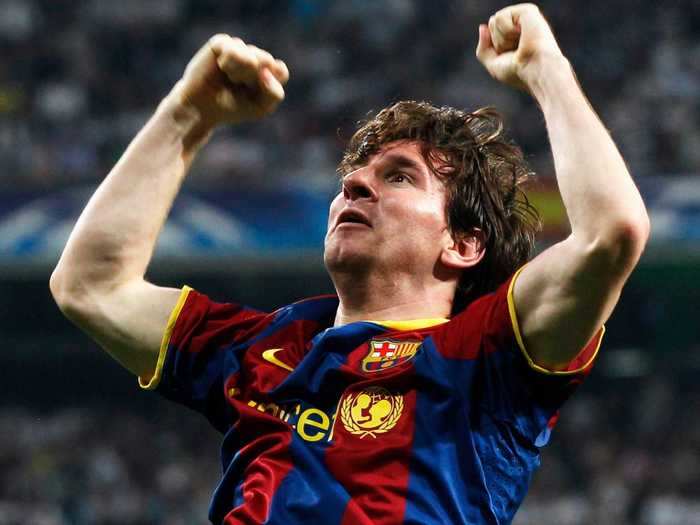 2011: Messi won the Ballon d