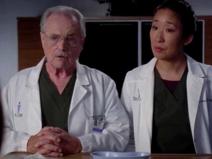 Dr. Craig Thomas (William Daniels) was Cristina Yang