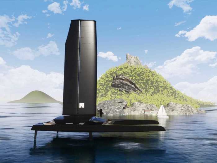 According to Nemesis Yachts, the Nemesis One “resembles more of a stealth fighter jet.”