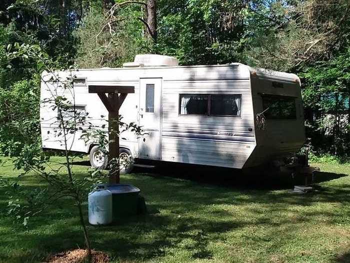 Incredibly, a neighbor down the street was selling a 1988 Sunline Sunray camper in July.