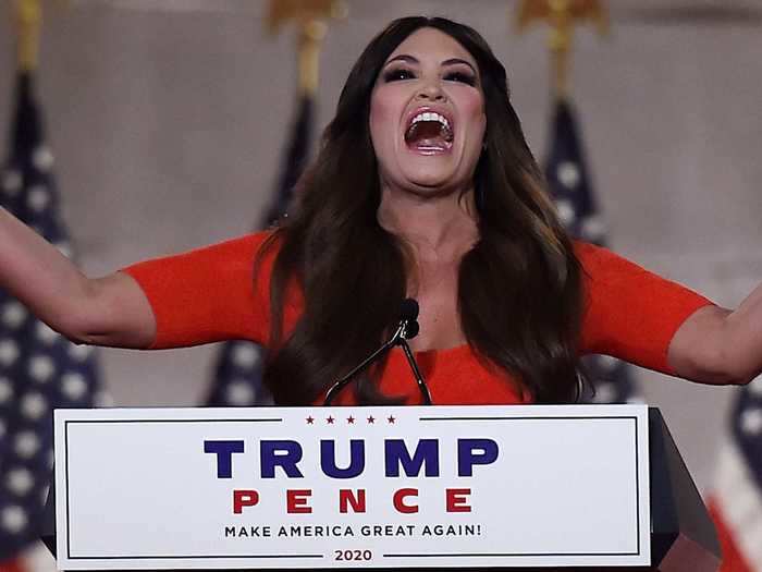 Former Fox host Kimberly Guilfoyle shouted about how Democrats 