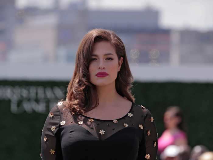 Ashley Graham, pictured walking the runway in 2016, is both a supermodel and a role model.