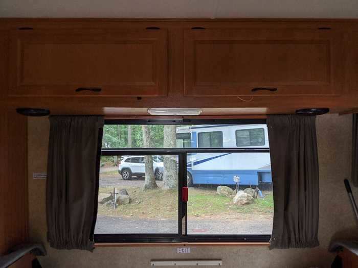 While the RV was nice and bright thanks to various windows and skylights, that