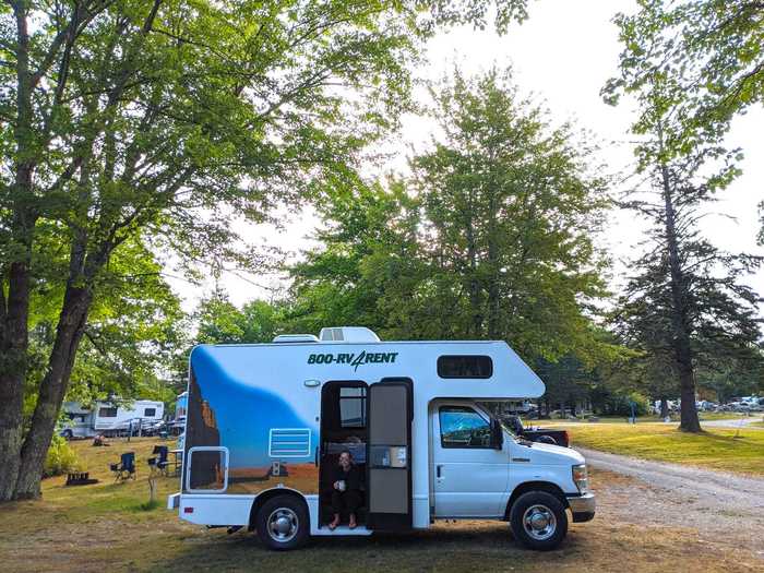 With a length of 20 feet, our RV wasn