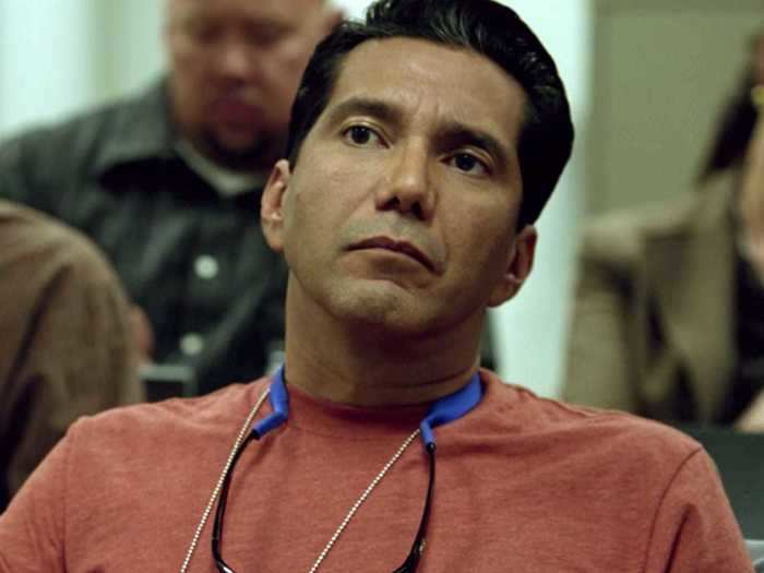 Steven Michael Quezada starred as Steven Gomez, Hank