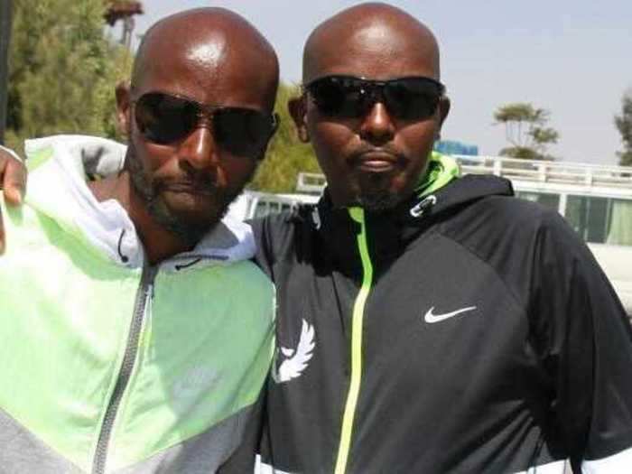 British Olympic runner Mo Farah has a twin named Hassan Farah.