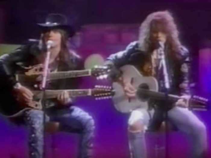 13. Jon Bon Jovi and Richie Sambora performed an acoustic version of two of their hits.