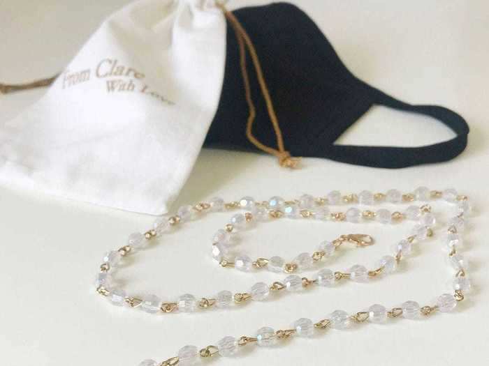 A dainty beaded chain