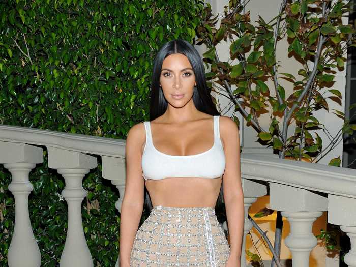 In 2017, Kardashian West attended the opening of Balmain