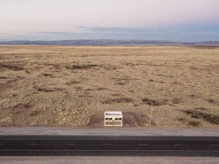 Within days of opening, Prada Marfa was broken into, vandalized with graffiti, and looted.