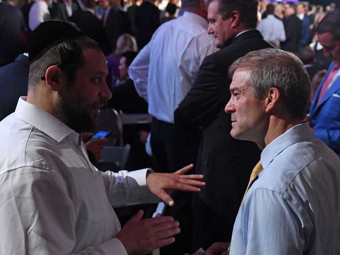 Rep. Jim Jordan of Ohio, a staunch Trump defender in Congress, has flouted mask wearing mandates on the floor and was not wearing one Thursday night