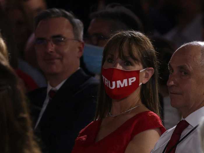 Some attendees did wear masks