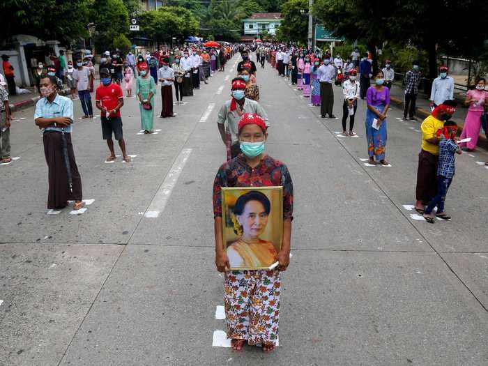 18. Yangon, Myanmar. Population density: 8,700 people per square kilometer