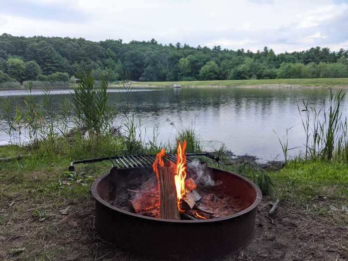 Our campsites, which were quite nice and near popular tourist spots like Portland and Acadia National Park, cost between $60 and $110 a night.