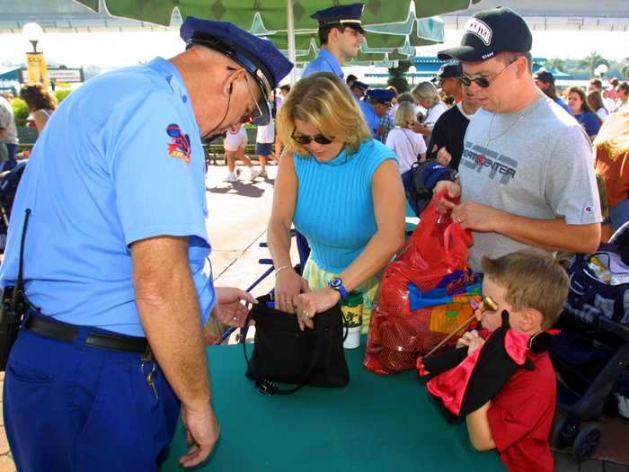 Before the pandemic, security guards checked people