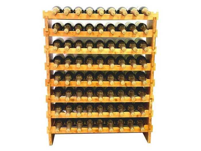 The best for large collections: Decomil Modular Wine Rack