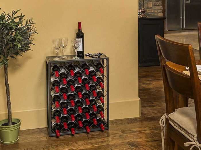 The best overall: Mango Steam 32 Bottle Wine Rack