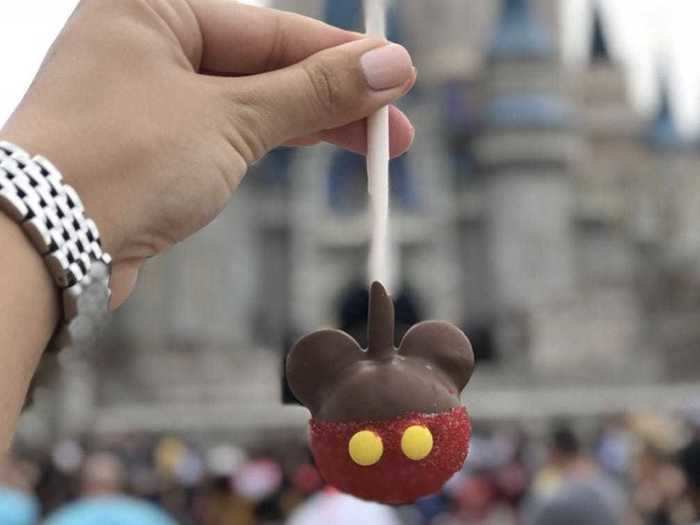 Mickey-shaped cake pops are a small yet iconic Disney Parks menu item.