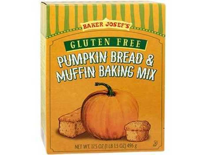 Get in touch with your inner baker with this gluten-free pumpkin bread and muffin baking mix.