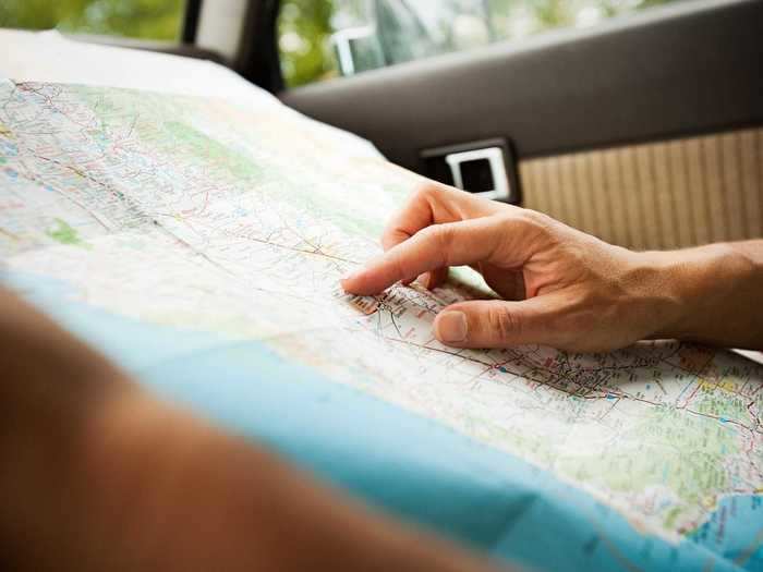 Not downloading maps or bringing a paper map is a surefire way to get lost.