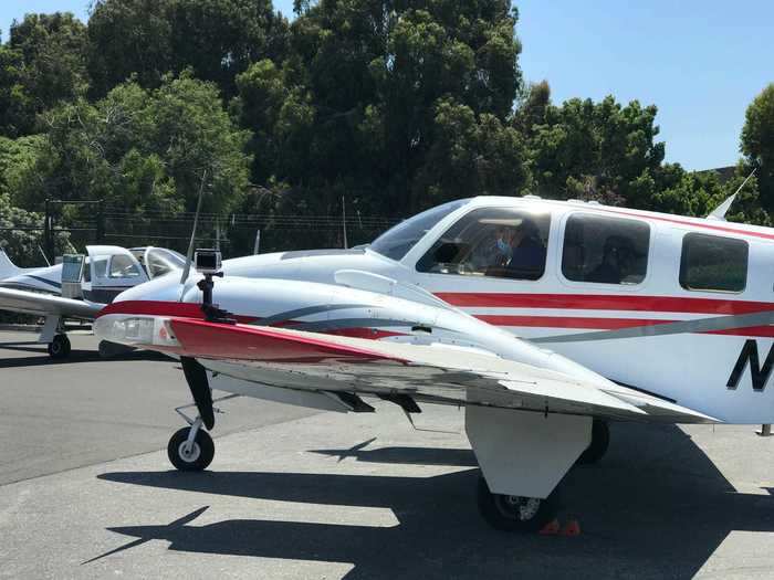 Project Wayfinder just acquired this Beechcraft Baron 58 and outfitted it with cameras, sensors, and computers to capture valuable flight data as it flies around the Bay Area.