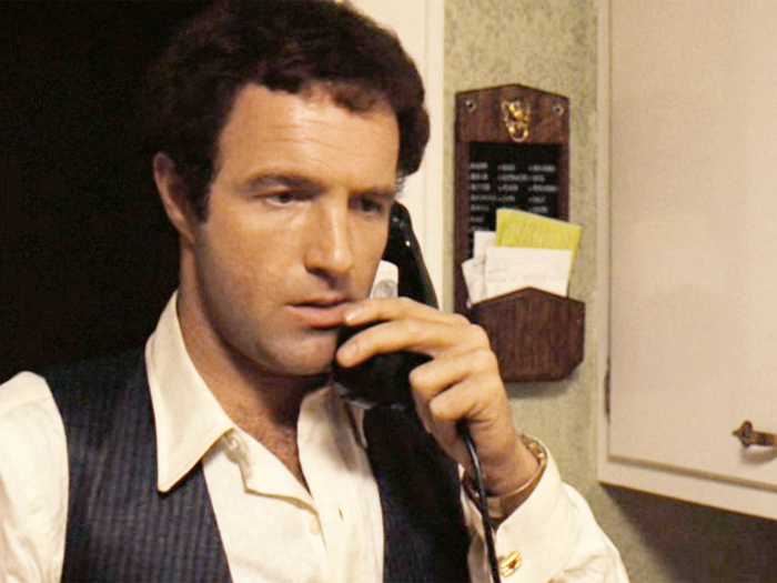 James Caan played the short-tempered oldest son, Sonny Corleone, in "The Godfather."