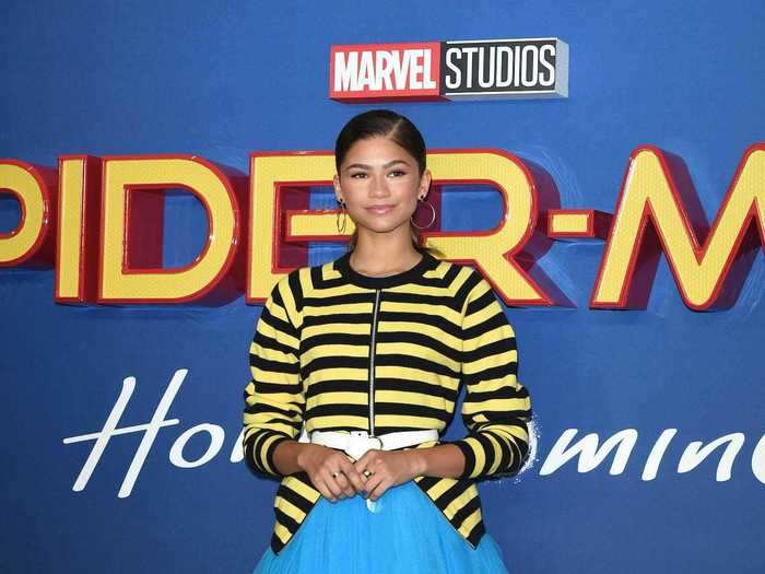 In June 2017, Zendaya donned a two-piece outfit that called back to her "Shake It Up" days.