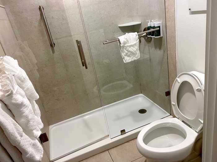 Islander Resort Steam Shower and Toilet