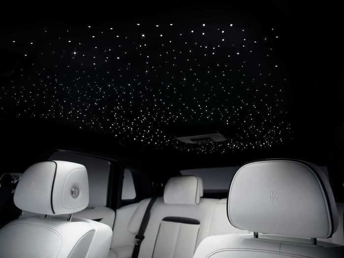 That fascia is similar to the iconic starlight headliner, which transforms the ceiling into a starry night sky.