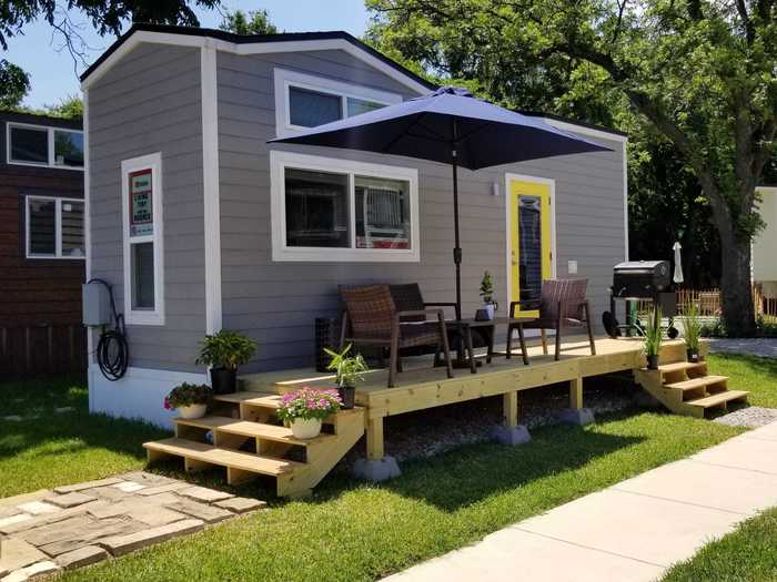 In 2017, Marek and Ko Bush moved out of a fancy loft apartment and into a 200-square-foot tiny house.