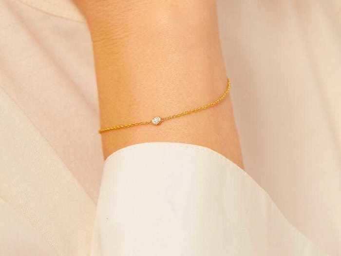 A bracelet that will catch the light when you turn your wrist