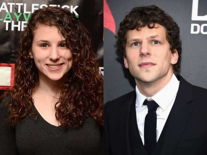 Actors Hallie and Jesse Eisenberg are brother and sister.