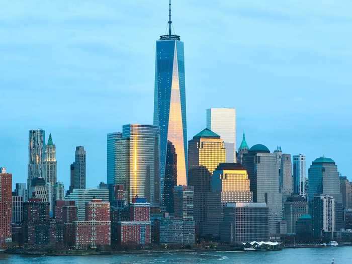 1. One World Trade Center in New York, New York, is 1,776 feet tall.