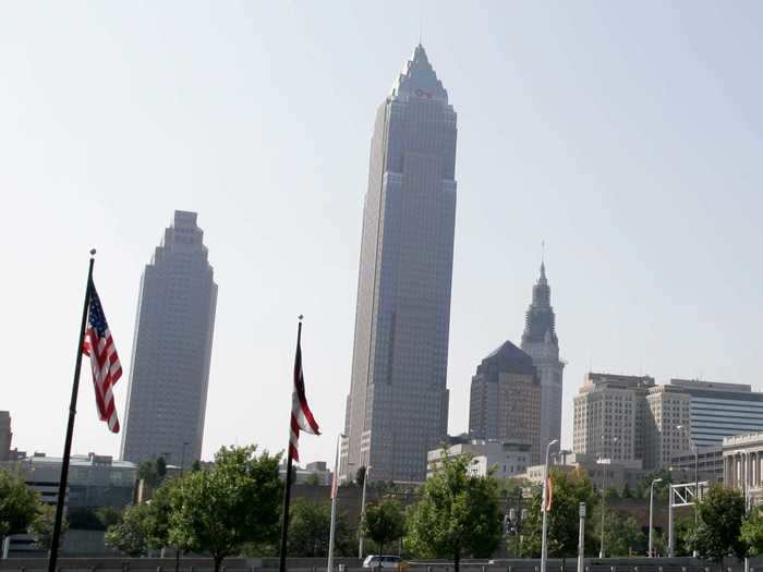 7. Key Tower in Cleveland, Ohio, is 947 feet tall.