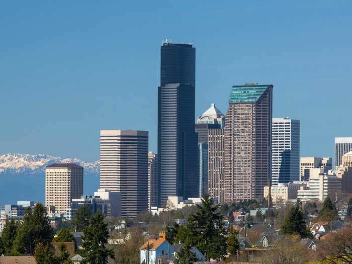 8. The Columbia Center in Seattle, Washington, is 943 feet tall.