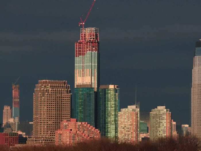 9. 99 Hudson Street in Jersey City, New Jersey, is 900 feet tall.