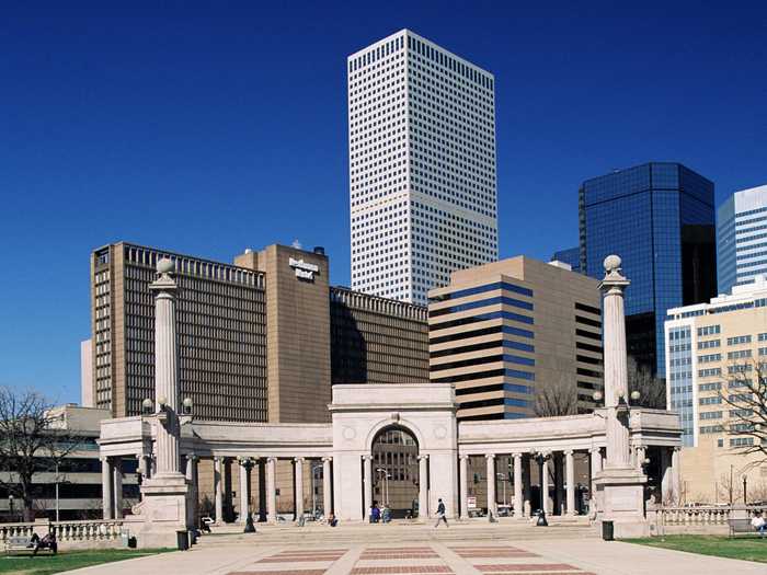 18. Republic Plaza in Denver, Colorado, is 714 feet tall.