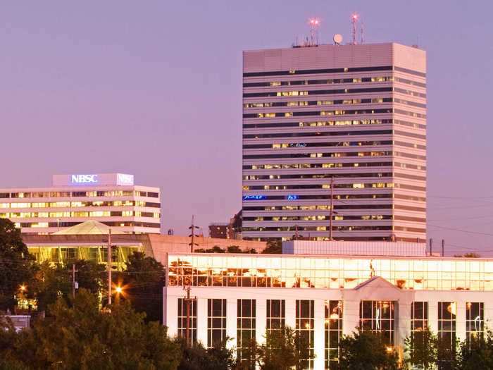 38. Capitol Center in Columbia, South Carolina, is 349 feet tall.