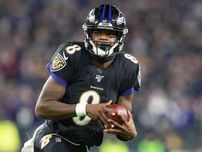 32. Lamar Jackson — QB, Baltimore Ravens