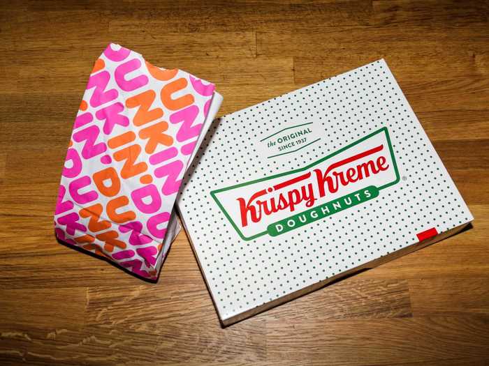 Since the nearest Krispy Kreme is an hour away, I asked Krispy Kreme to send me a box of their four pumpkin spice donut flavors.