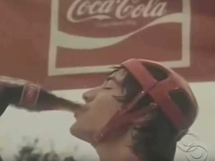 In the 1980s, he was in a commercial for Coca-Cola.