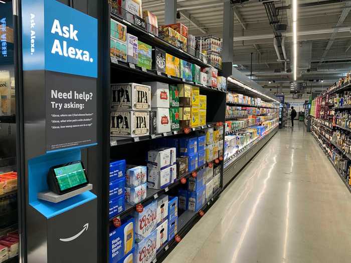 The store sells a wide selection of beer and wine, as well.