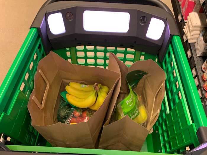 Wein said the "main attraction" of the store is the Dash Cart. He said it was an exciting draw and that it was convenient and easy to use. It has limitations, however, since it can only hold two grocery bags.