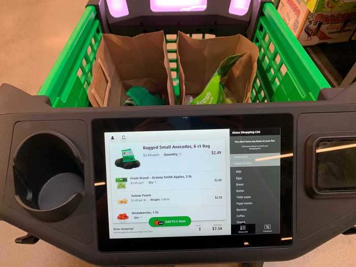 To start using the cart, shoppers must scan a QR code on their phones.