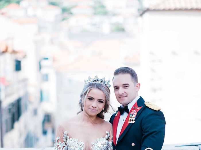 "It was magical," Montagna said of how she felt in her wedding dress.