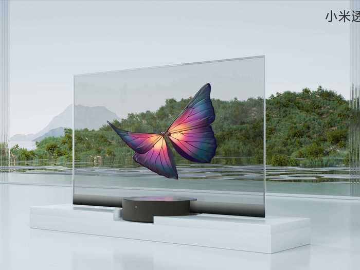 The innovative TV has a 55 inch OLED screen.