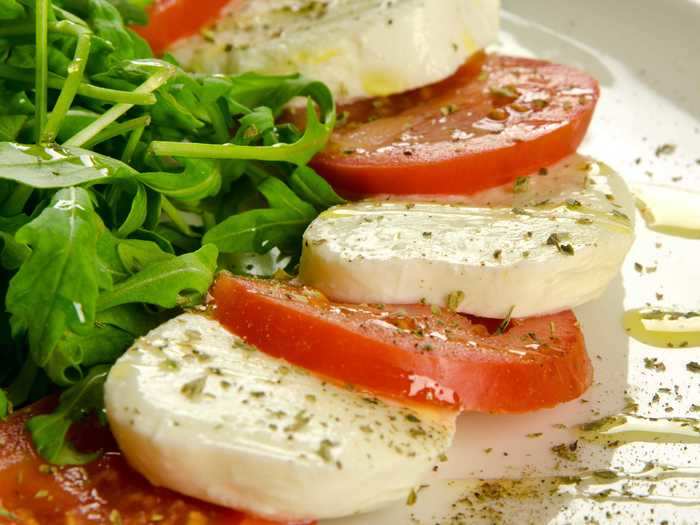 Unless tomatoes are in season, skip the caprese salad.