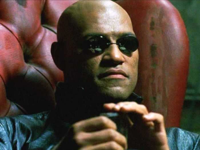 As Morpheus, Laurence Fishburne played the captain of the Nebuchadnezzar who gives Neo the pill showing him the reality of the Matrix.